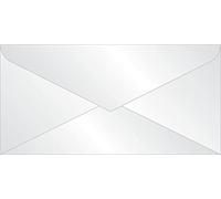 SIGEL DU130 Sobre, transparent, DL (110x220 mm), 100 g, 25 unds.