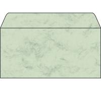 SIGEL DU171 Sobre, Mármol verde pastel, DL (110x220 mm), 90 g, 50 unds. DL (2/3