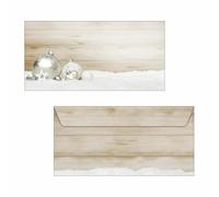 SIGEL DU427 Sobre de Navidad "Cozy Christmas", engomado, DL, 50 und.