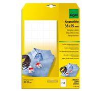 SIGEL Etiquetas colgantes 21 x 29,70 cm | LP716, paquete de 750 unidades, 3,8 x 5,5 cm, 200 g