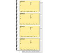 Sigel Expres 30260 Terugbelboek Spiral Bound 2 x 160 Teléfonos de Gespreksnotities holandesa Idioma Teléfono Nota/Memo Pad de papel autocopiativo 297 x 140 mm