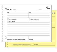 SIGEL Expres 40266 - Cartulinas holandesas para bonboekje, A6 horizontal, 5 unidades de 2 x 50 hojas