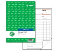 sigel Formularbuch "Auftrag", A5, 2 x 50 Blatt, Blaupapier 1 unidad