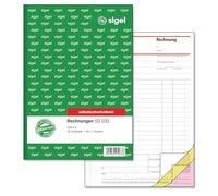 Sigel Formularbuch - Paquete de 3 x 40 formularios de ventas y facturas A5