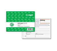 sigel Formularbuch "Quittung", mit MwSt.-Nachweis, A6 quer