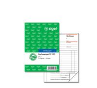 sigel Formularbuch "Rechnung", A6, 2 x 50 Blatt 50 sheet papel azul, 1 unidad