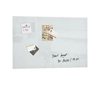 SIGEL GL121 Pizarra magnética de cristal, 60 x 40 cm, blanco puro - Artverum