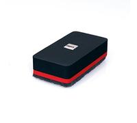 SIGEL GL187 Borrador de pizarra seca, magnético, 9 x 4,5 cm, negro