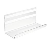 SIGEL GL199Portalápices, bandeja de acrílico transparente transparente, fijación