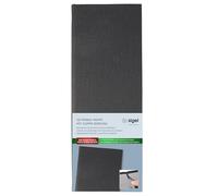 SIGEL GM101 Menú de bebidas - 1 unidad - incl 2 fundas transparentes dobles para 8 páginas - encuadernación elástica - 1/2 A4 - antracita