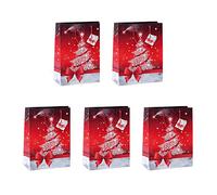 SIGEL GT023 Bolsa Sparkling Tree, con capa exterior brillante, colgante de regalo, 170x230x90 mm, 5 unds.