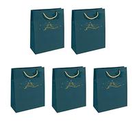 SIGEL GT034 Bolsa para regalo grande, azul petróleo, 26 x 33 cm