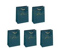 SIGEL GT035 Bolsa para regalo pequeño, azul petróleo, 17 x 23 cm