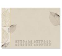 SIGEL H6315 Vade de papel de sobremesa- hojas - marrón/blanco/negro - aprox A2-2026/2027 - DE/EN/FR/NL - 30 hojas - certificación FSC