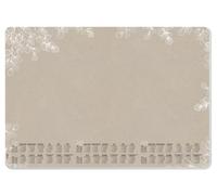 SIGEL H6316 Vade de papel de sobremesa- hojas de eucalipto - marrón/blanco/negro - aprox A2-2026/2027/2028 - DE/EN/FR/NL - 30 hojas - certificación FSC