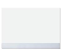 SIGEL HO280 - Soporte de papel, bloque de papel/bloque de dibujo, A2 (59,5 x 41 cm), color blanco liso con barra protectora de plástico transparente, 30 hojas