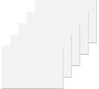 SIGEL HO290 Lote de 5 blocs de escritorio de papel, bloc de notas/bloc de dibujo, A3 (42 x 29,7 cm), blanco liso, 5 x 30 hojas