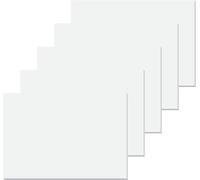 SIGEL HO300 Lote de 5 Vades, bloc de notas / bloc de dibujo, A2 (59,5 x 41 cm), liso blanco, 150 hojas