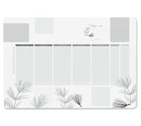 SIGEL HO590 - Bloc de escritorio de papel, calendario semanal sin fecha, A2 (59,5 x 41 cm), esquinas redondeadas, 80 g/m², 30 hojas