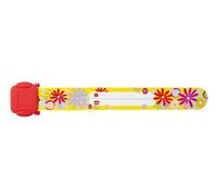 Sigel ID008 Kinder-Sicherheits-Armband zum Beschriften, Blumen, 19,7 cm lang