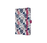 SIGEL J2317 Jolie Planificador Agenda Semanal 2022 - Tropic Blue - 13,5 x 20,3 cm - Hardcover - 174 Páginas - Blau