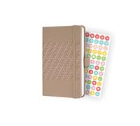 SIGEL J3200 Agenda semanal Jolie 2023 - aprox. A6 - braun - hardcover - dos páginas = una semana - 174 S.