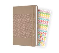 SIGEL J3201 Agenda semanal Jolie 2023 - aprox. A5 - braun - hardcover - dos páginas = una semana - 174 S.