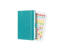 SIGEL J4102 Jolie Agenda semanal 2024, tapa dura, 9,5 x 15 cm, 174 páginas, azul petróleo