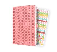 SIGEL J4111 Jolie Agenda semanal 2024, tapa dura, 13,5 x 20,3 cm, 174 páginas, rosado