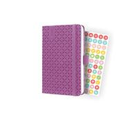 SIGEL J4114 Jolie Agenda semanal 2024, tapa dura, 9,5 x 15 cm, 174 páginas, violett
