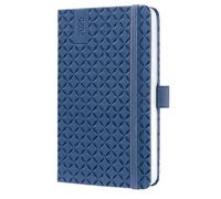 SIGEL J5100 Jolie Agenda semanal 2025, tapa dura, 9,5 x 15 cm, 174 páginas, azul
