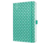 SIGEL J5127 Jolie Agenda semanal 2025, tapa dura, 13,5 x 20,3 cm, 174 páginas, verde menta