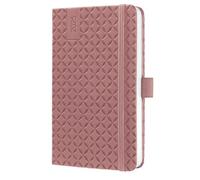 SIGEL J5128 Jolie Agenda semanal 2025, tapa dura, 9,5 x 15 cm, 174 páginas, rojo oscuro