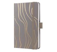 SIGEL J5350 Jolie Agenda semanal 2025, diseño Mocca Meringue, 9,5 x 15 cm, tapa dura, 174 páginas, braun