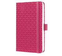 SIGEL J6104 Agenda semanal Jolie 2026-1 año - aprox A6 - Fuchsia Pink - dos páginas = una semana - tapa dura - 80 g/m² - pink - 174 p - certificación FSC