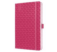 SIGEL J6105 Agenda semanal Jolie 2026-1 año - aprox A5 - Fuchsia Pink - dos páginas = una semana - tapa dura - 80 g/m² - pink - 174 p - certificación FSC