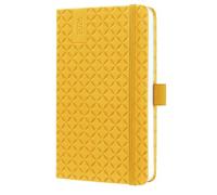 SIGEL J6116 Agenda semanal Jolie 2026-1 año - aprox A6 - mango yellow - dos páginas = una semana - tapa dura - 80 g/m² - amarillo - 174 p - certificación FSC