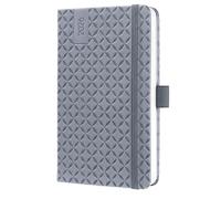 SIGEL J6120 Agenda semanal Jolie 2026-1 año - aprox A6 - glacier grey - dos páginas = una semana - tapa dura - 80 g/m² - gris claro - 174 p - certificación FSC