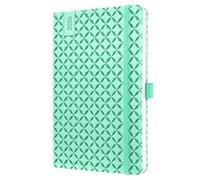 SIGEL J6127 Agenda semanal Jolie 2026-1 año - aprox A5 - mint green - dos páginas = una semana - tapa dura - 80 g/m² - verde menta - 174 p - certificación FSC