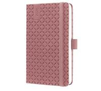 SIGEL J6128 Agenda semanal Jolie 2026-1 año - aprox A6 - dusty red - dos páginas = una semana - tapa dura - 80 g/m² - rojo oscuro - 174 p - certificación FSC