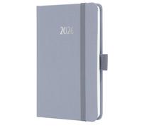 SIGEL J6406 Agenda semanal Jolie 2026-1 año - aprox A6 - Light Lilac - dos páginas = una semana - tapa dura - 80 g/m² - lila - 174 p - certificación FSC