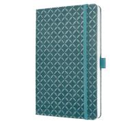 Sigel Libreta Jolie JN139 – aprox. A5, rayada, tapa dura, 174 páginas, azul medio