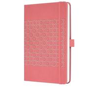 SIGEL JN203 Libreta Jolie, formato similar A5, a líneas, rosa
