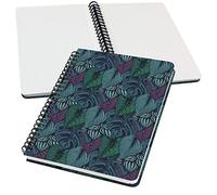 SIGEL JN612 Jolie Libreta de espiral, Jungle Dreams, cuadriculado con puntos (impresión Dot), 100 g/m², 16,2 x 21,5 cm, tapa dura, 120 páginas, púrpura, turquesa, verde