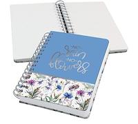 SIGEL JN619 Jolie Libreta de espiral, Misty Meadows, cuadriculado con puntos (impresión Dot), 120 g/m², 16,8 x 21,5 cm, tapa dura, 240 páginas, violett, azul, verde