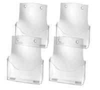 Sigel LH110 Porta-folletos de sobremesa acrylic, con 1 compartimento, acrilico resistente a UV, para A4 (4 unds)
