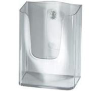 Sigel LH115 Porta-folletos de pared acrylic, con 1 compartimento, acrilico resis