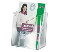 Sigel LH116 Porta-folletos de pared acrylic, con 1 compartimento, acrilico resistente a UV, para A5, 1 unds