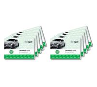 Sigel - Libro de registro de viajes para coches, formato horizontal A6 10 unidades