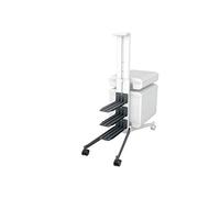 SIGEL MI201 Set de reequipamiento para Carro de oficina Office Caddy Workplace MI200, para completar la cajonera de oficina de uso a dos lados